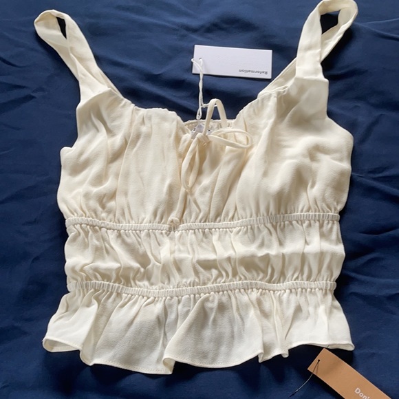 Reformation Liya Top Ivory XS - Picture 7 of 7